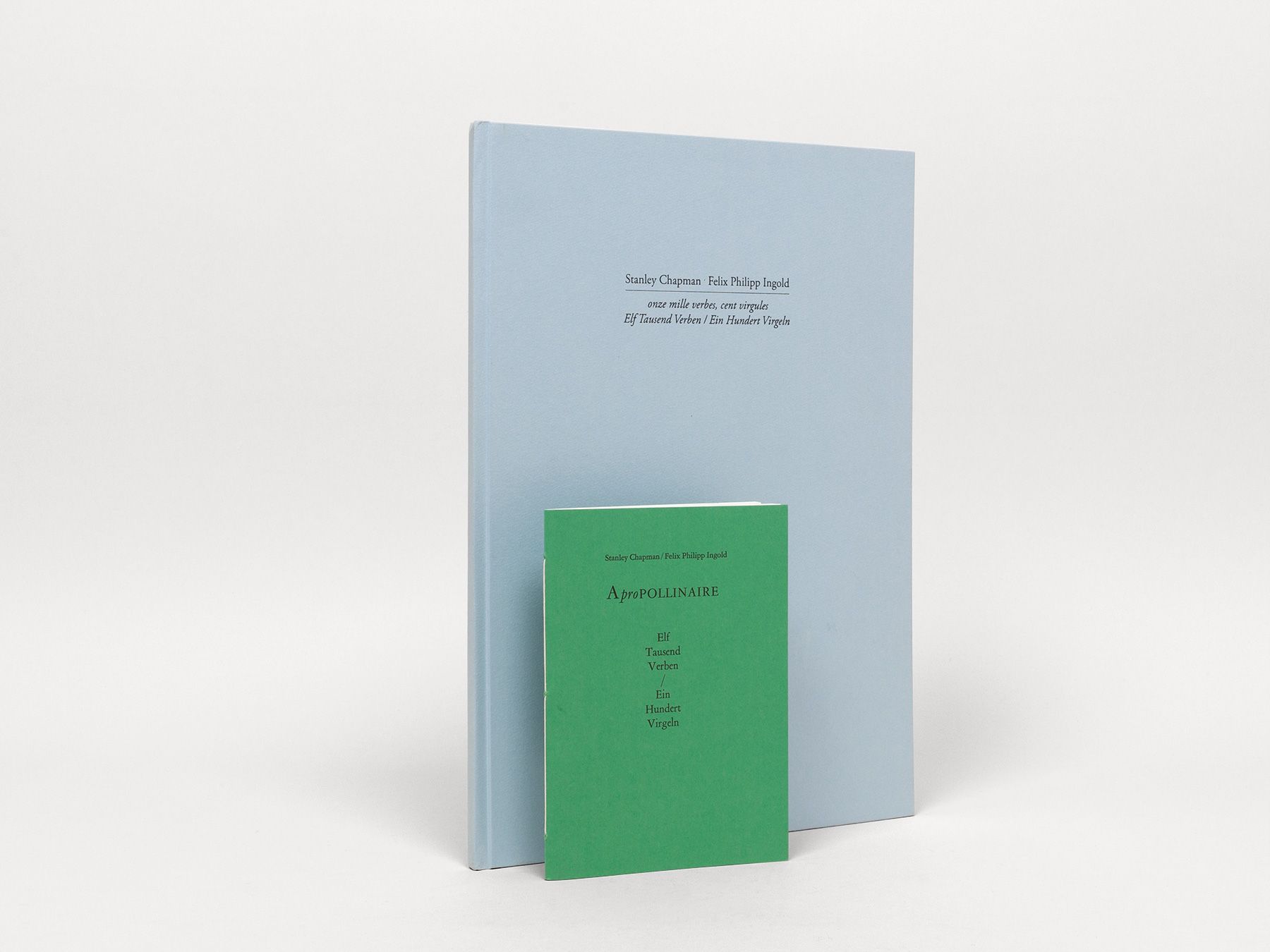 Onze mille verbes, cent virgules. Elf Tausend Verben / Ein Hundert Virgeln., Chapman, Stanley
