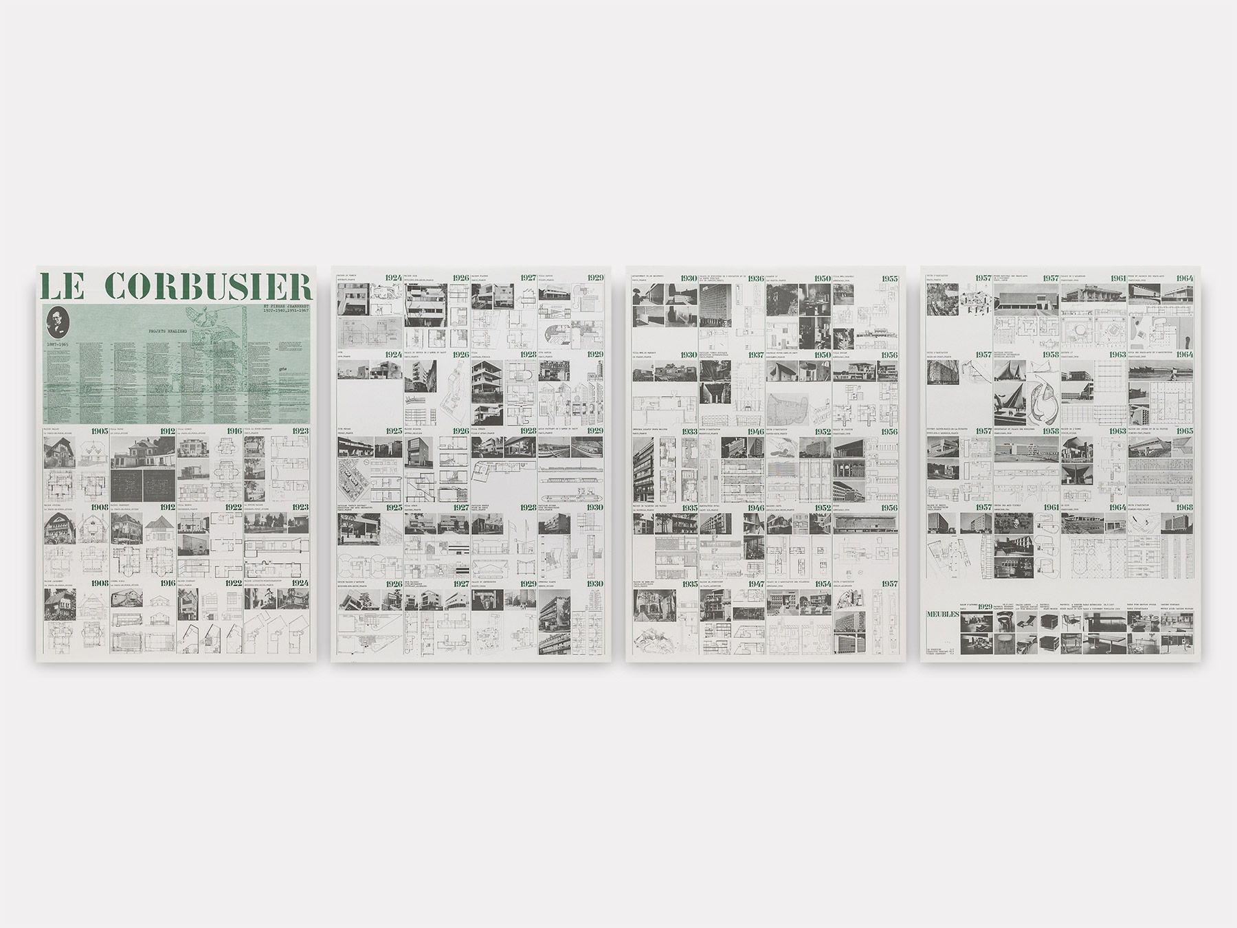 Le Corbusier et Pierre Jeanneret., Thomas Boga; Philippe Carrard