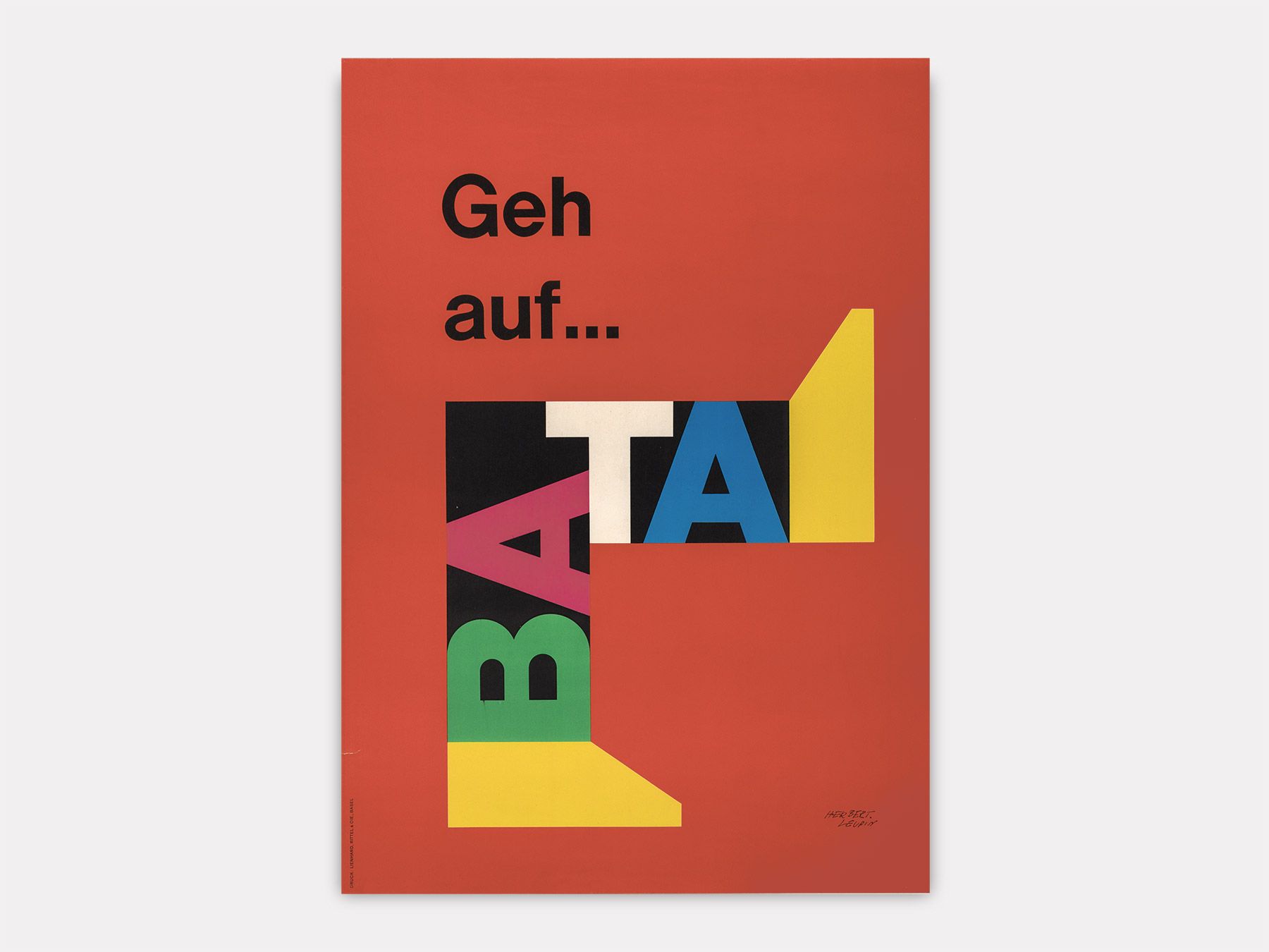 Geh auf BATA., Herbert Leupin
