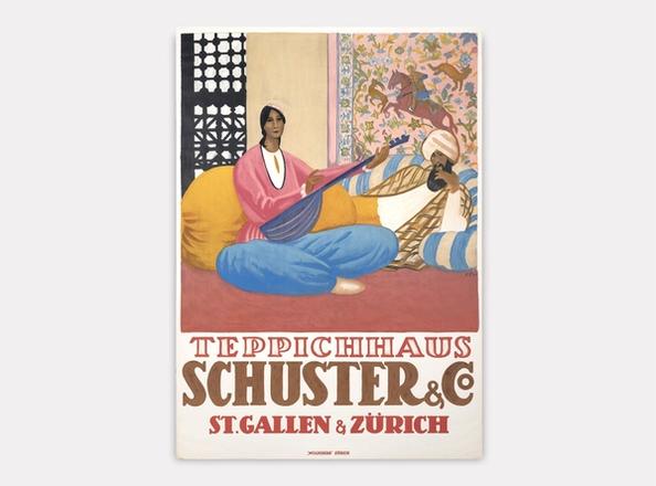 Teppichhaus Schuster. St. Gallen & Zürich., Emil Cardinaux