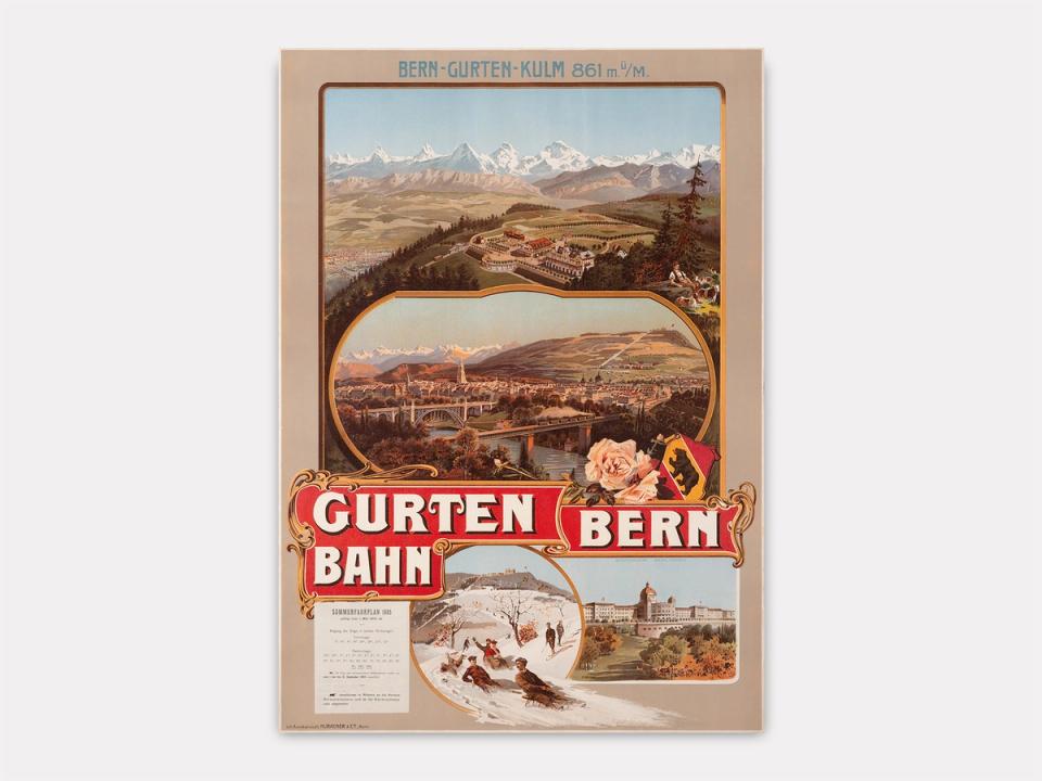 Anton Reckziegel: Gurten Bahn Bern. 1905