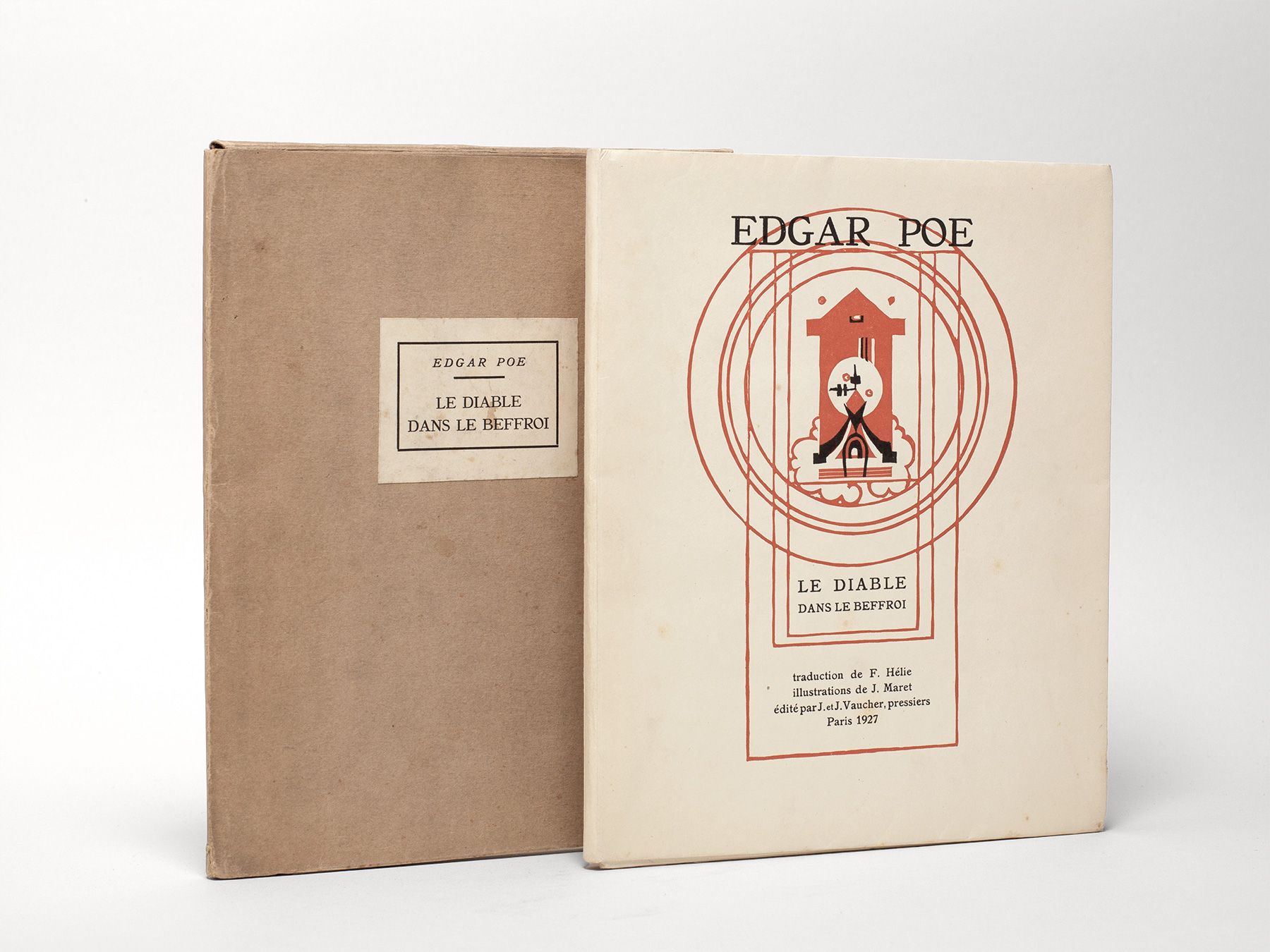 Le diable dans le beffroi., Poe, Edgar [Allan]; Maret, J.[acques] (Ill.)