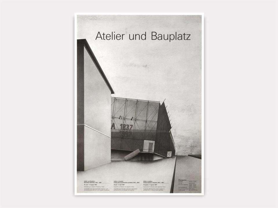 Aargauer Kunsthaus: Atelier und Bauplatz. 1987