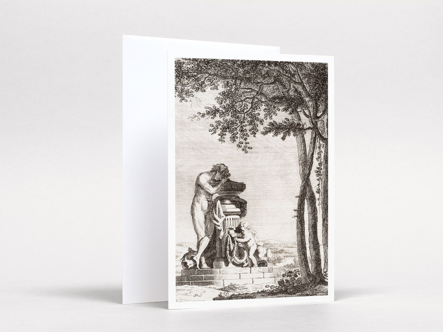Carl Friedrich Schurich: Kleistens Monument., Greetings Card