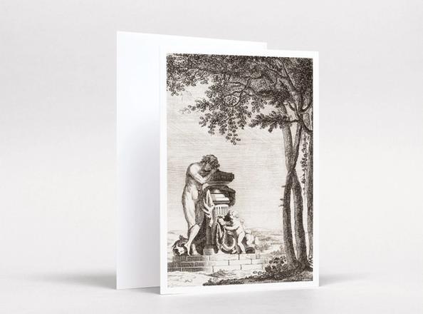 Carl Friedrich Schurich: Kleistens Monument., Greetings Card