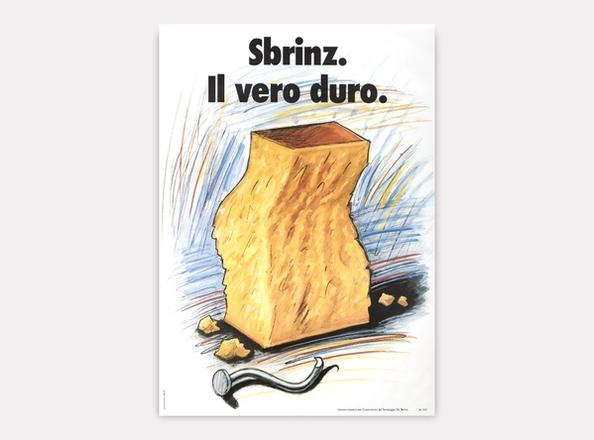 Sbrinz, il vero duro., Willi Rieser (ill.); Gisler & Gisler/BBDO