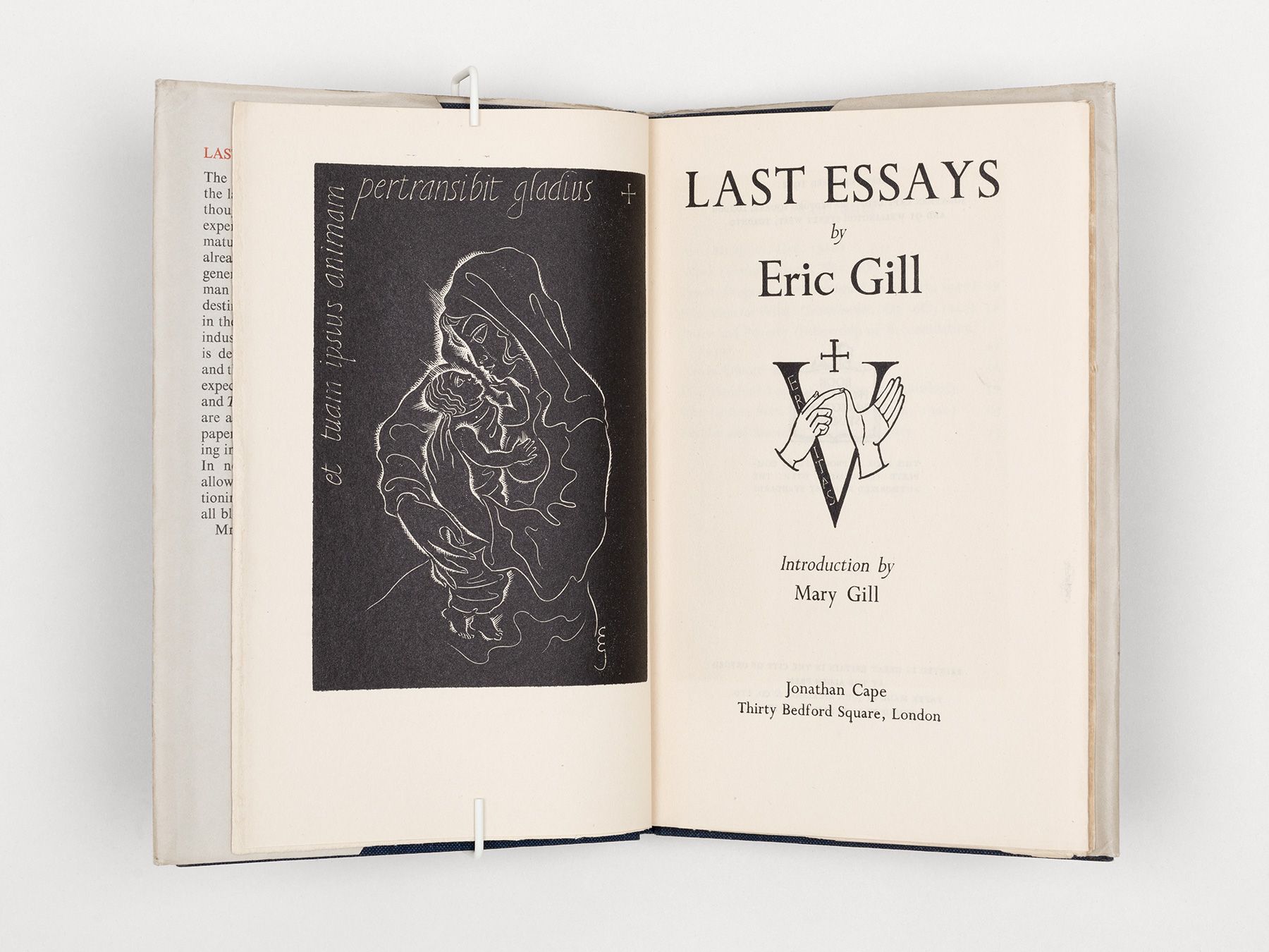 Last Essays., Gill, Eric