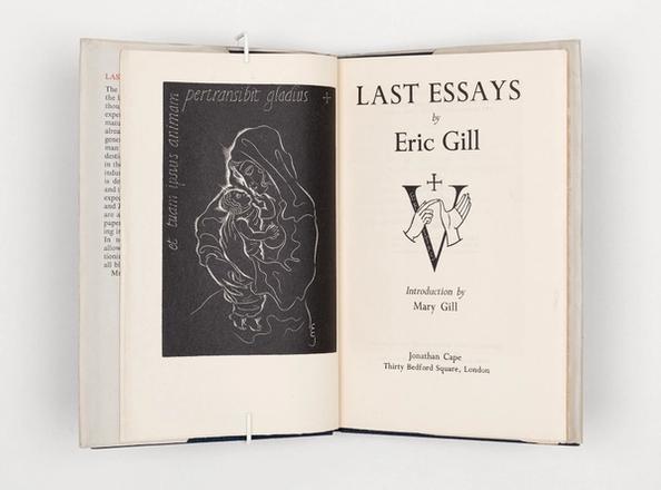 Last Essays., Gill, Eric
