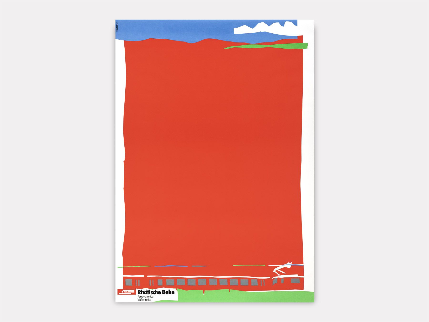 RHB. Rhätische Bahn. Ferrovia retica. Viafier retica., Carlo Gröbli; Trimarca ASW