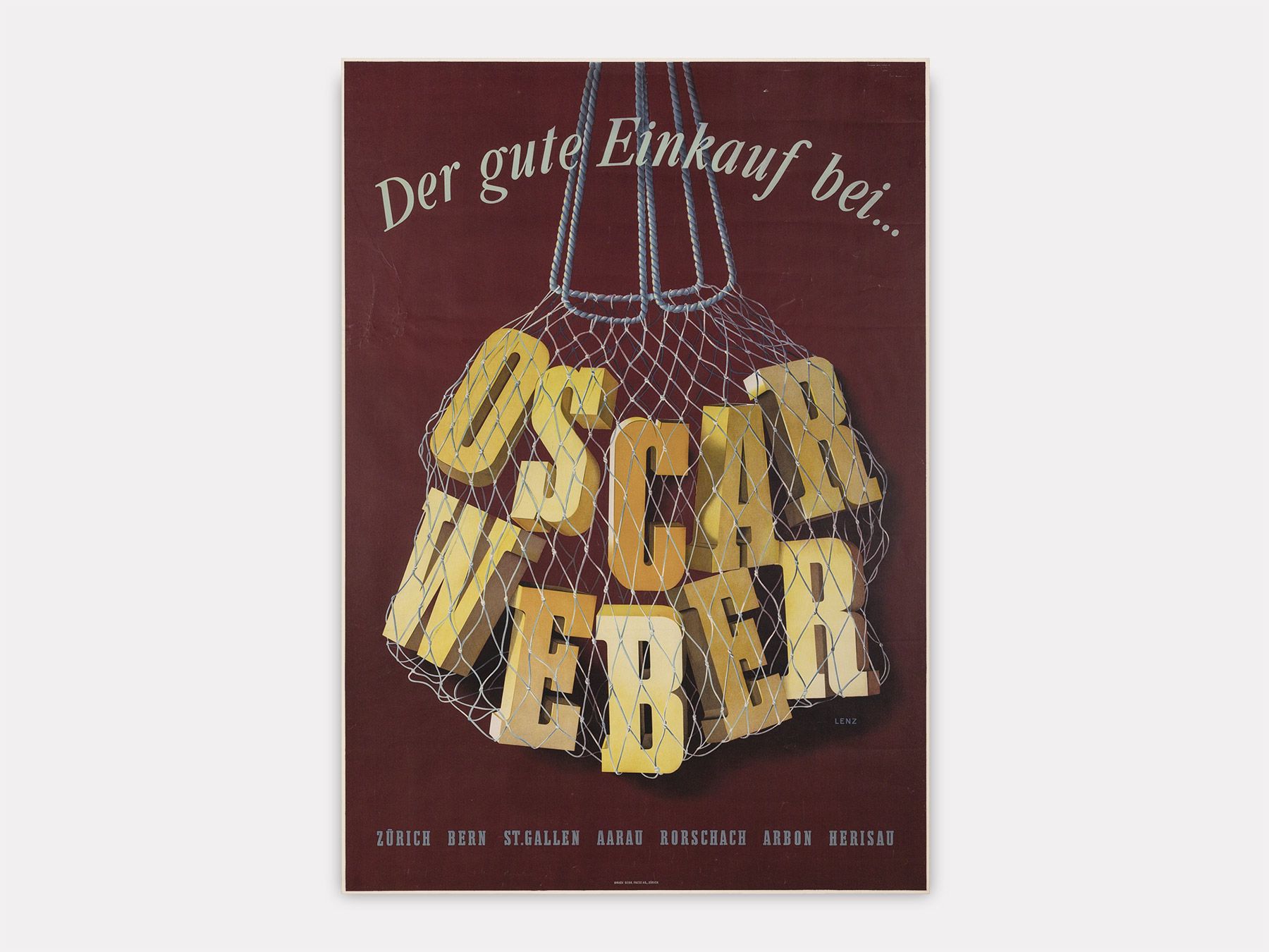 Der gute Einkauf bei Oscar Weber., Max Lenz