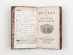 Villon: Oeuvres. 1723