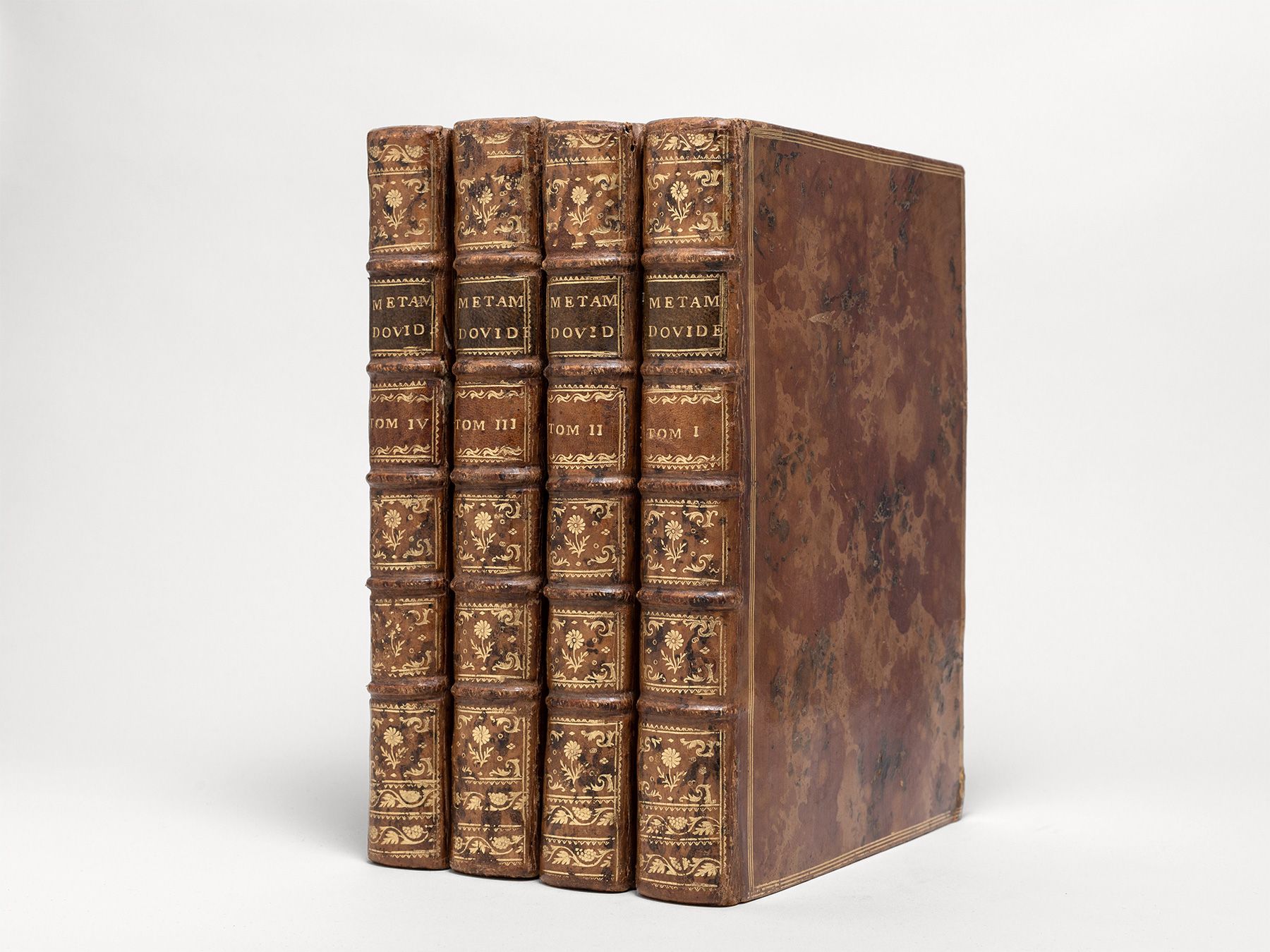 Les metamorphoses d’Ovide, en latin et en françois, de la traduction de M. L’Abbé Banier (…) avec des explications historiques., Ovid [Publius Ovidius Naso]