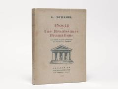 Duhamel: Essai sur une renaissance dramatique. 1927