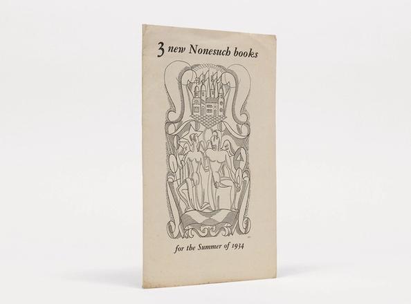 3 new Nonesuch books for the summer of 1934., S[tephen] P[otter]; W[inifred] H[enderson]; D[avid] G[arnett]