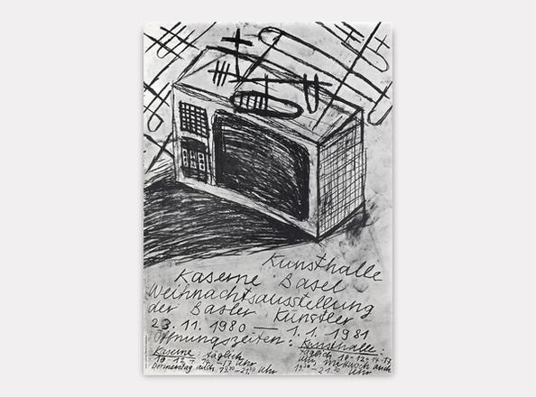 Weihnachtsausstellung der Basler Künstler., Miriam Cahn