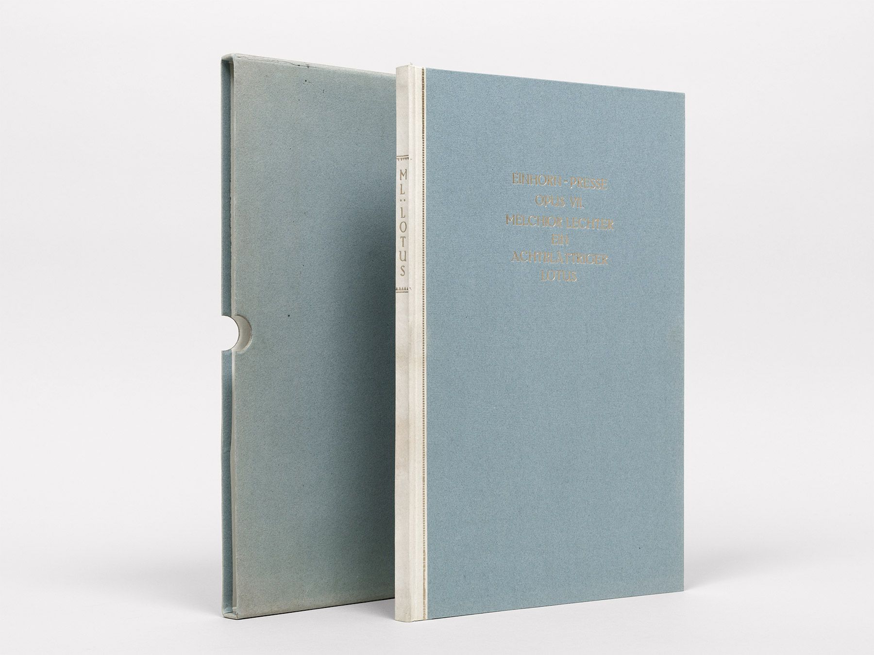 Ein achtblätteriger Lotus., George, Stefan; Lechter, Melchior