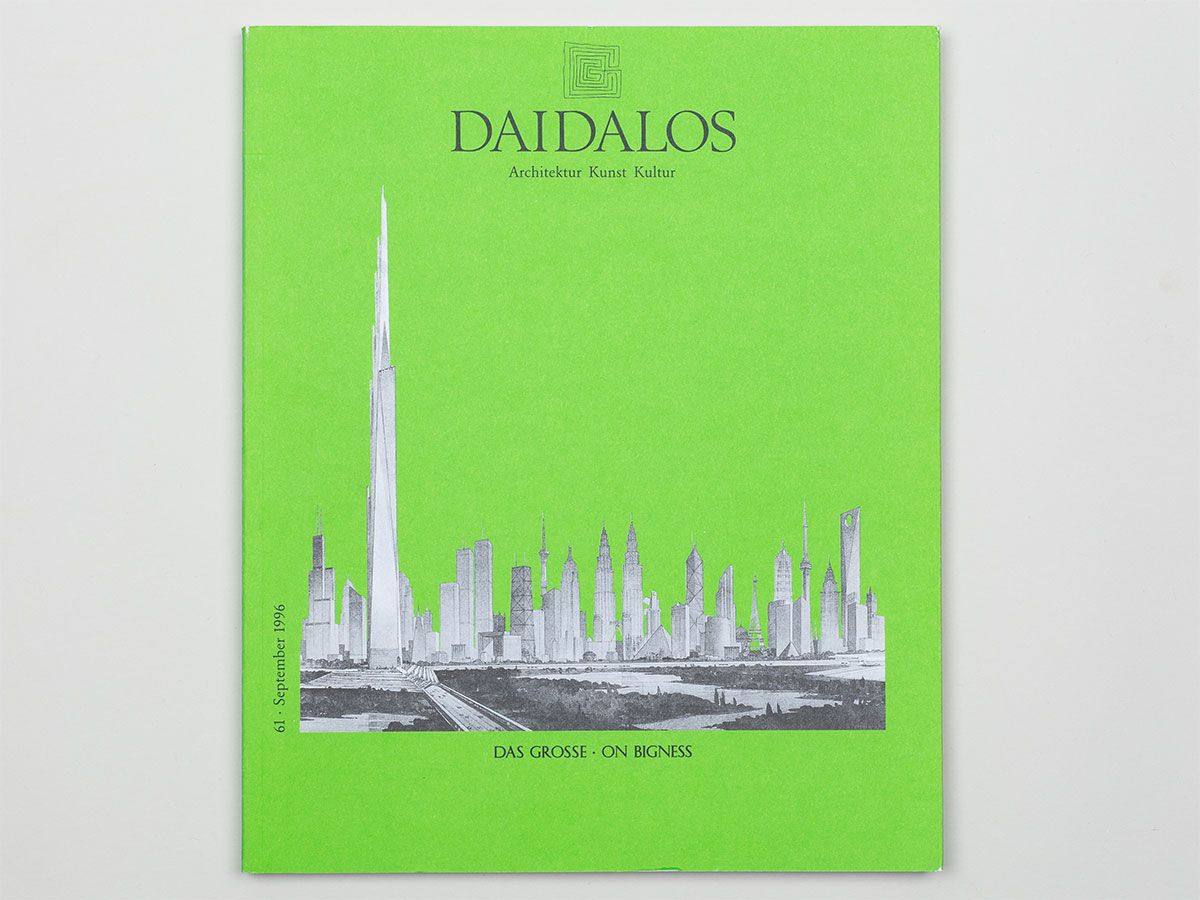 DAIDALOS 61: Das Große/On Bigness., Auer, Gerhard; Conrads, Ulrich; Mattenklott, Gert; Oechslin, Werner; Pieper, Jan (Hg.)
