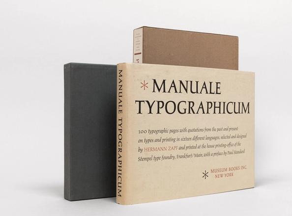 Manuale Typographicum., Zapf, Hermann