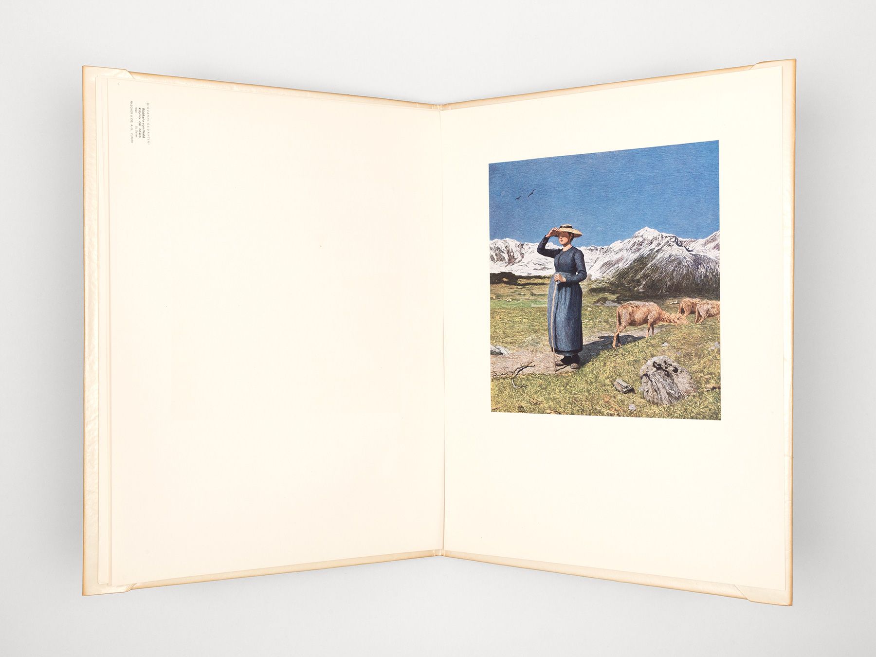 Giovanni Segantini. Sechs farbige Wiedergaben seiner Werke. [2 Mappen], Segantini, Gottardo