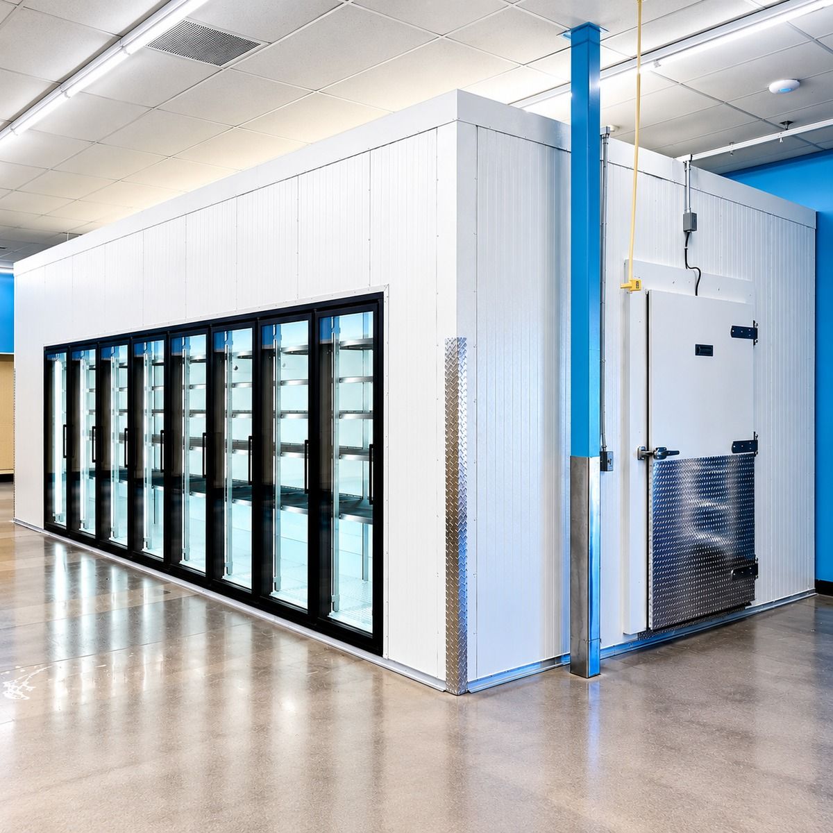 Walk in Cooler with Glass Doors