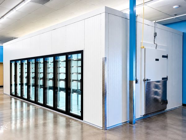 Walk in Cooler with Glass  Doors