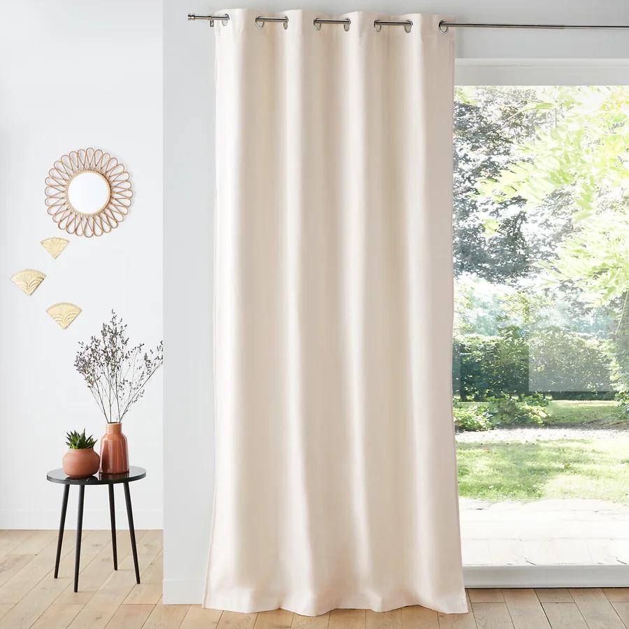 Daesar Slaapkamergordijnen verduisterend 213 cm lang, oogje