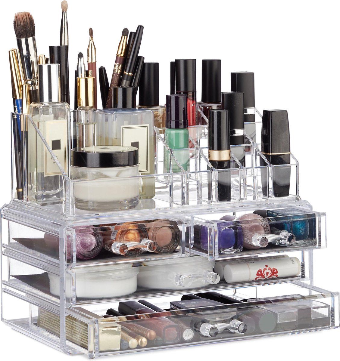 JHR GOODS Make-Up Organizer Transparant en Draaibaar - Skincare