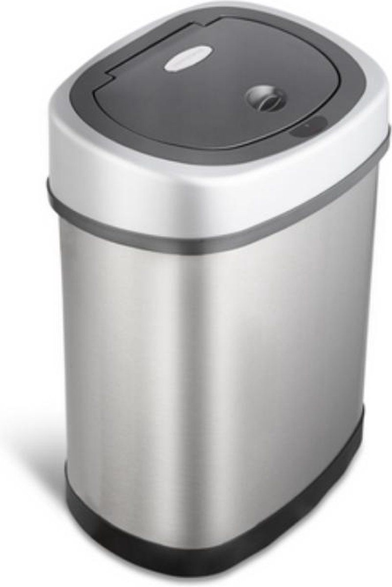 Sensor Prullenbak Slimme Vuilnisbak Intelligente Afvalbak Met Automatisch Handmatig Open Dicht 10L Prullenbak Keuken (C