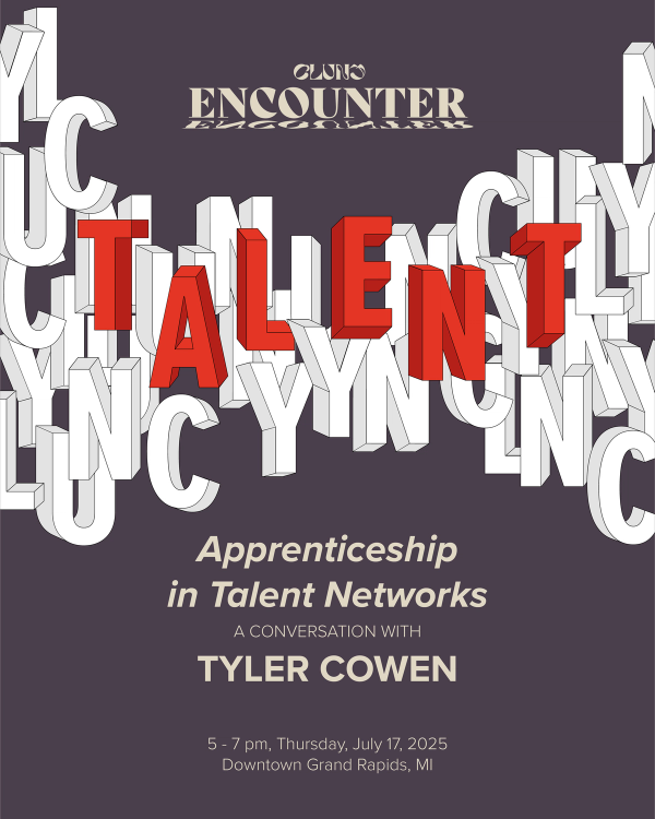 Apprenticeship in Talent Networks with Tyler Cowen gallery 1