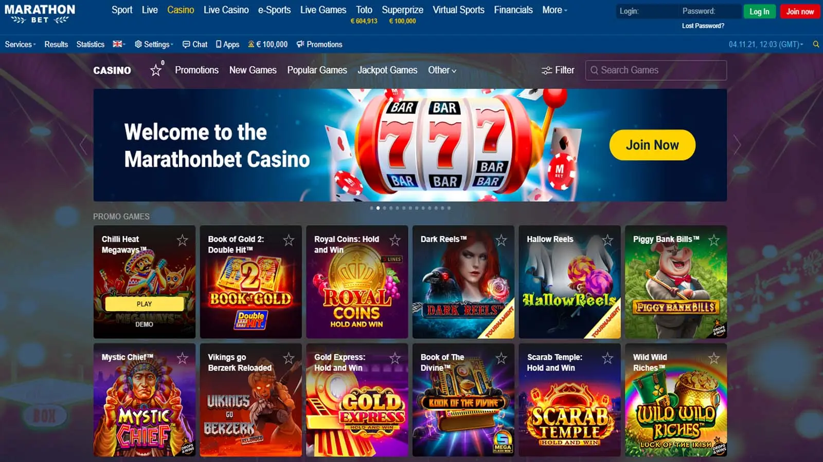Marathonbet Casino