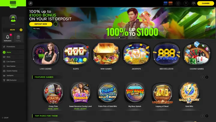 888 Casino Web