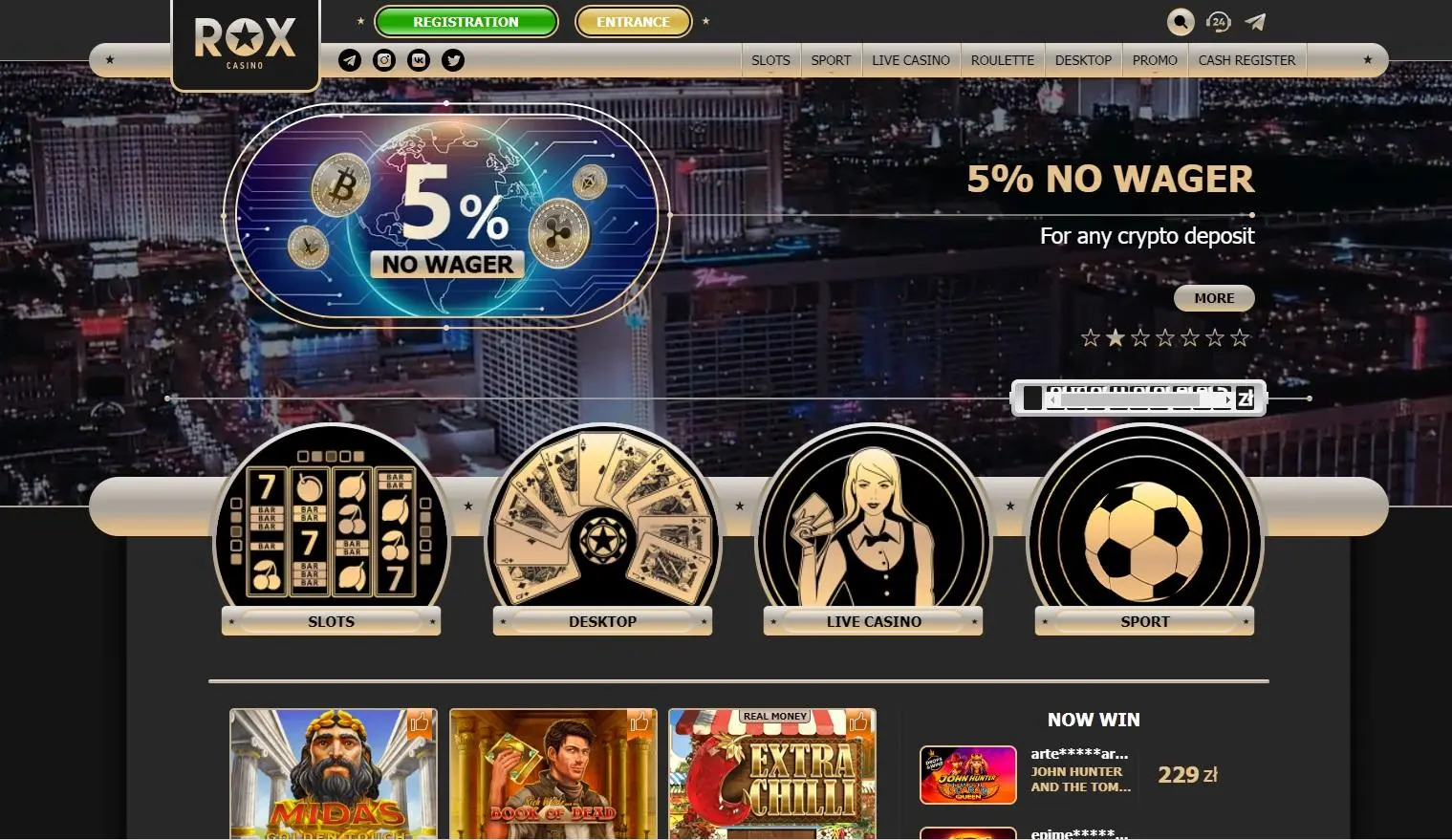 Rox Casino Web