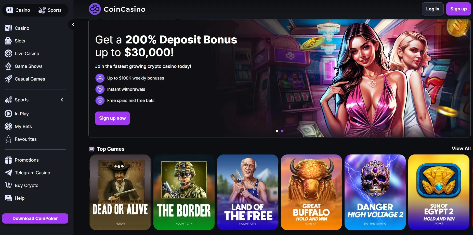 Coin Casino Web