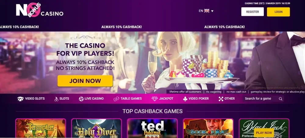 No Casino Web