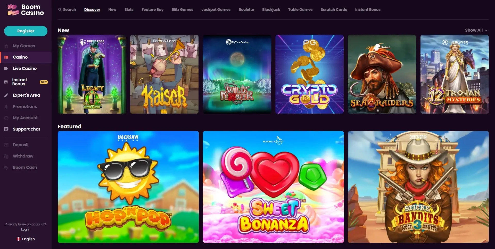 Boom Casino WEB