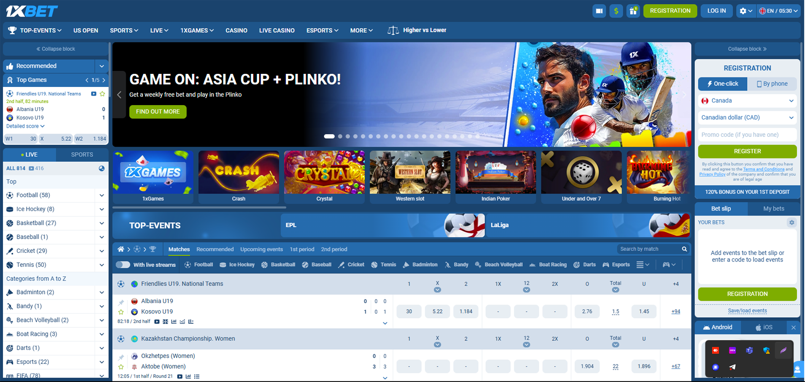 1xBet Casino