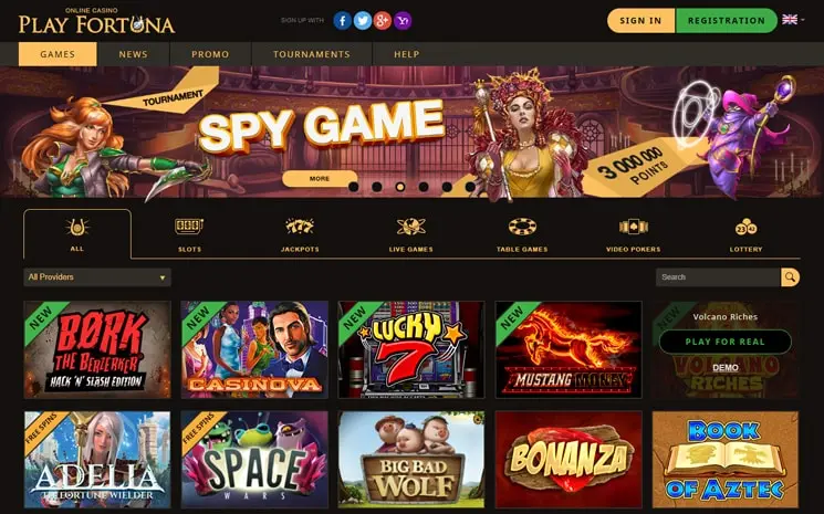 PlayFortuna Casino Web