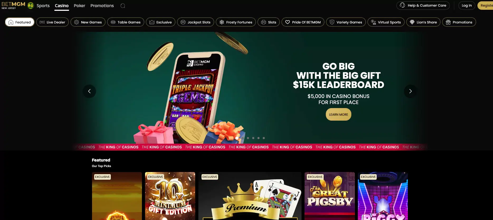 BetMGM Casino WEB