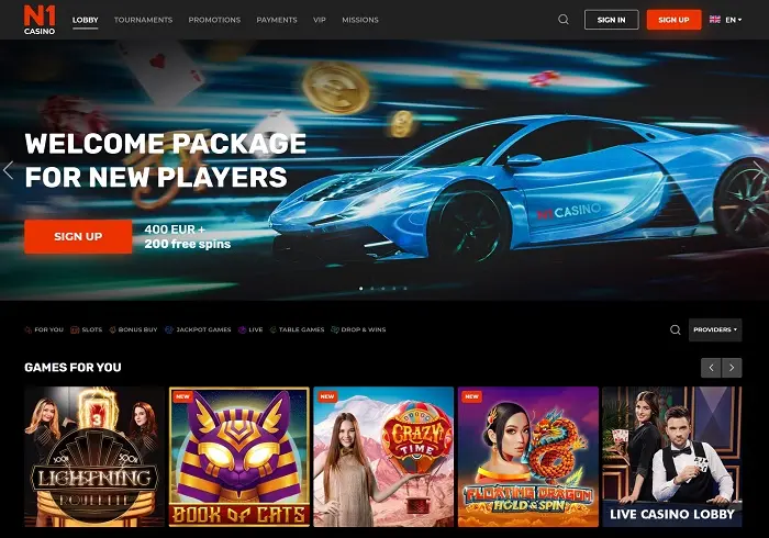 N1 Casino Web