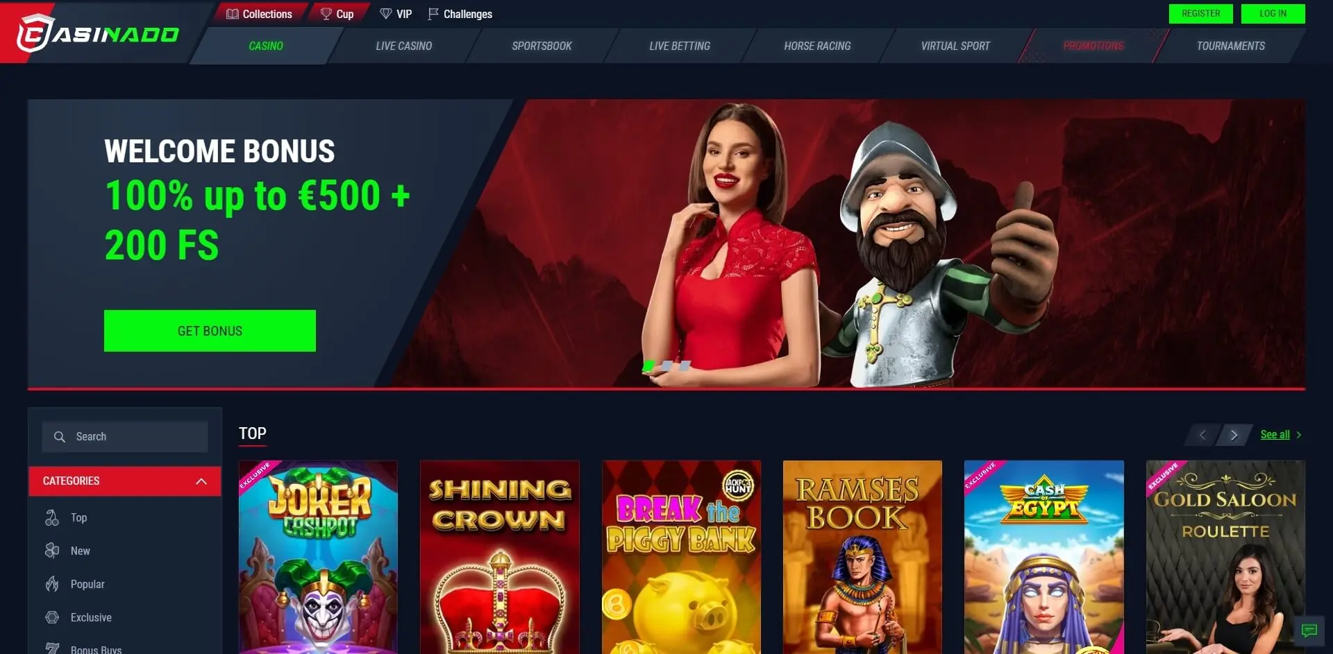 Casinado Casino WEB