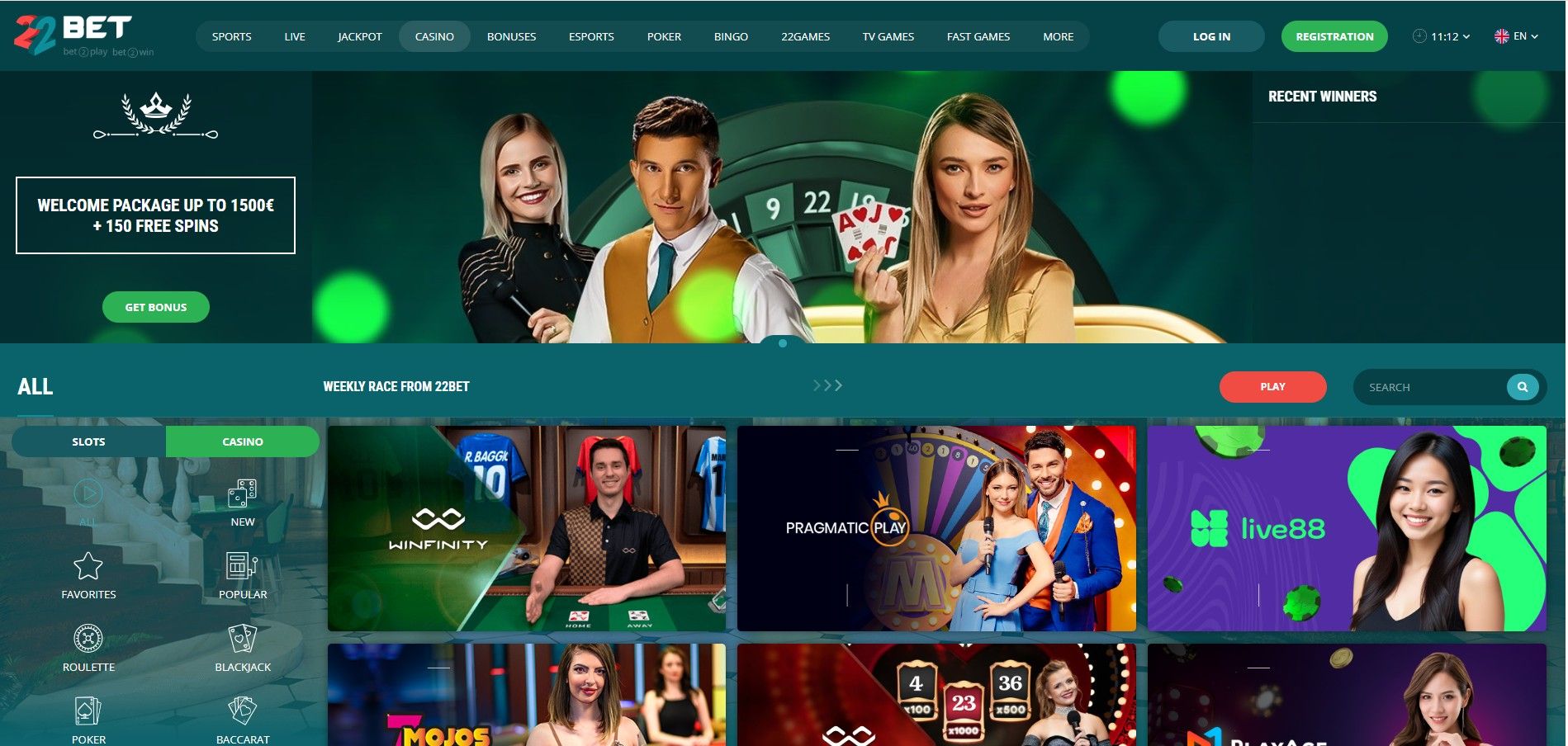 22bet Casino
