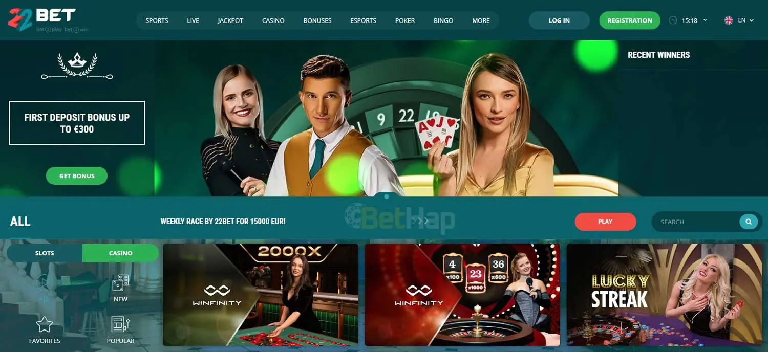 22BetCasino Web