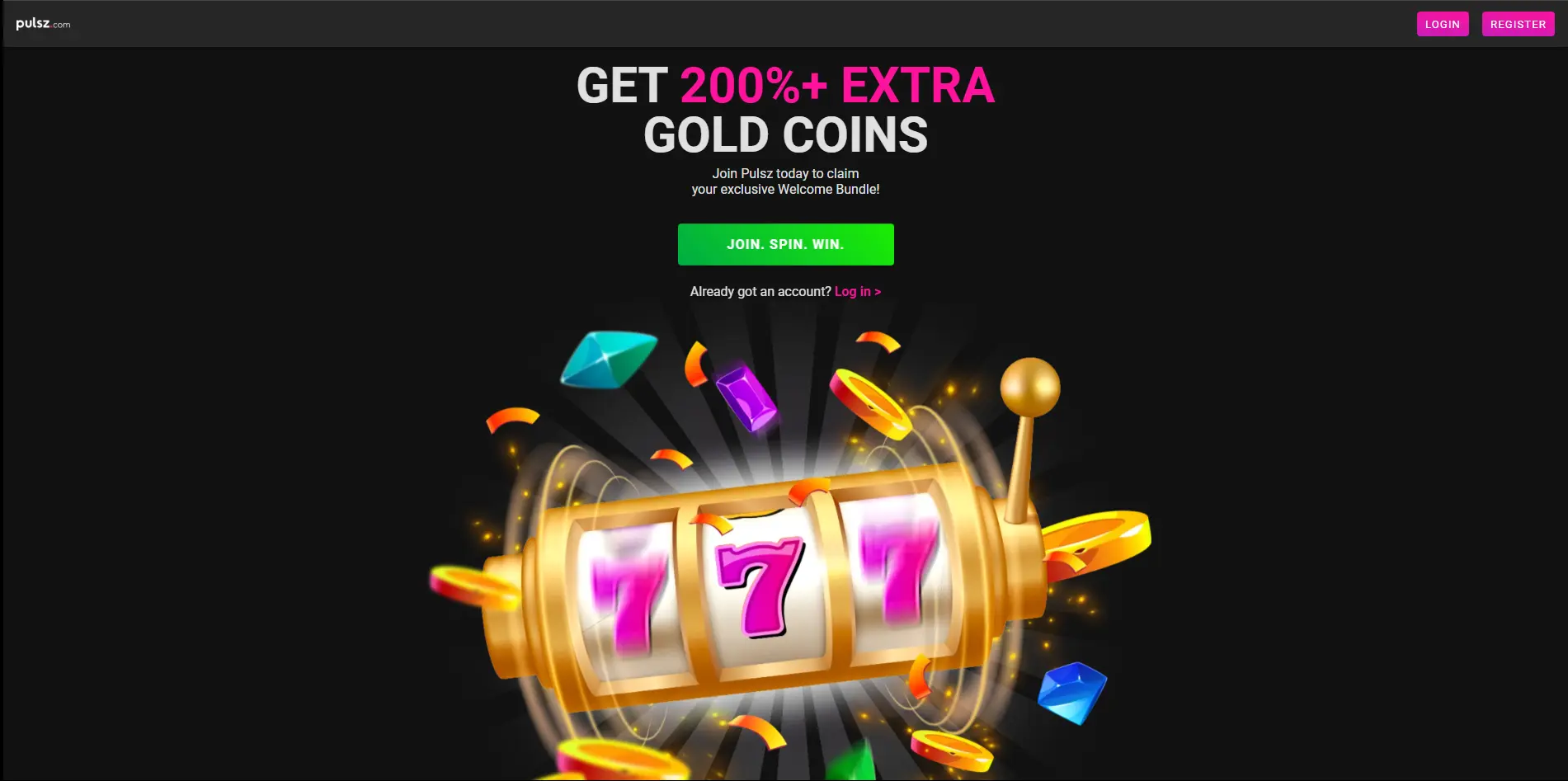 Pulsz Casino Web