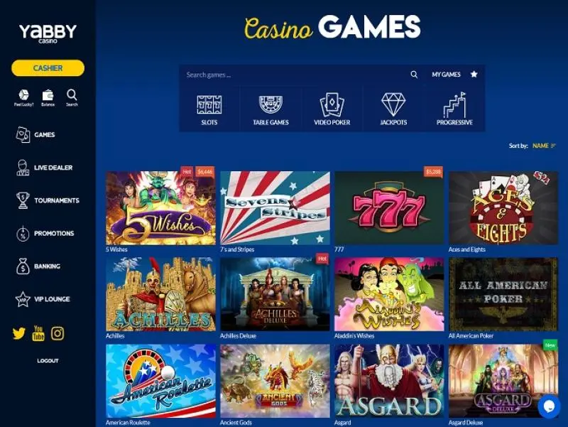 YabbyCasino.com Web