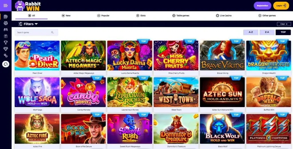 Rabbit Win Casino Web