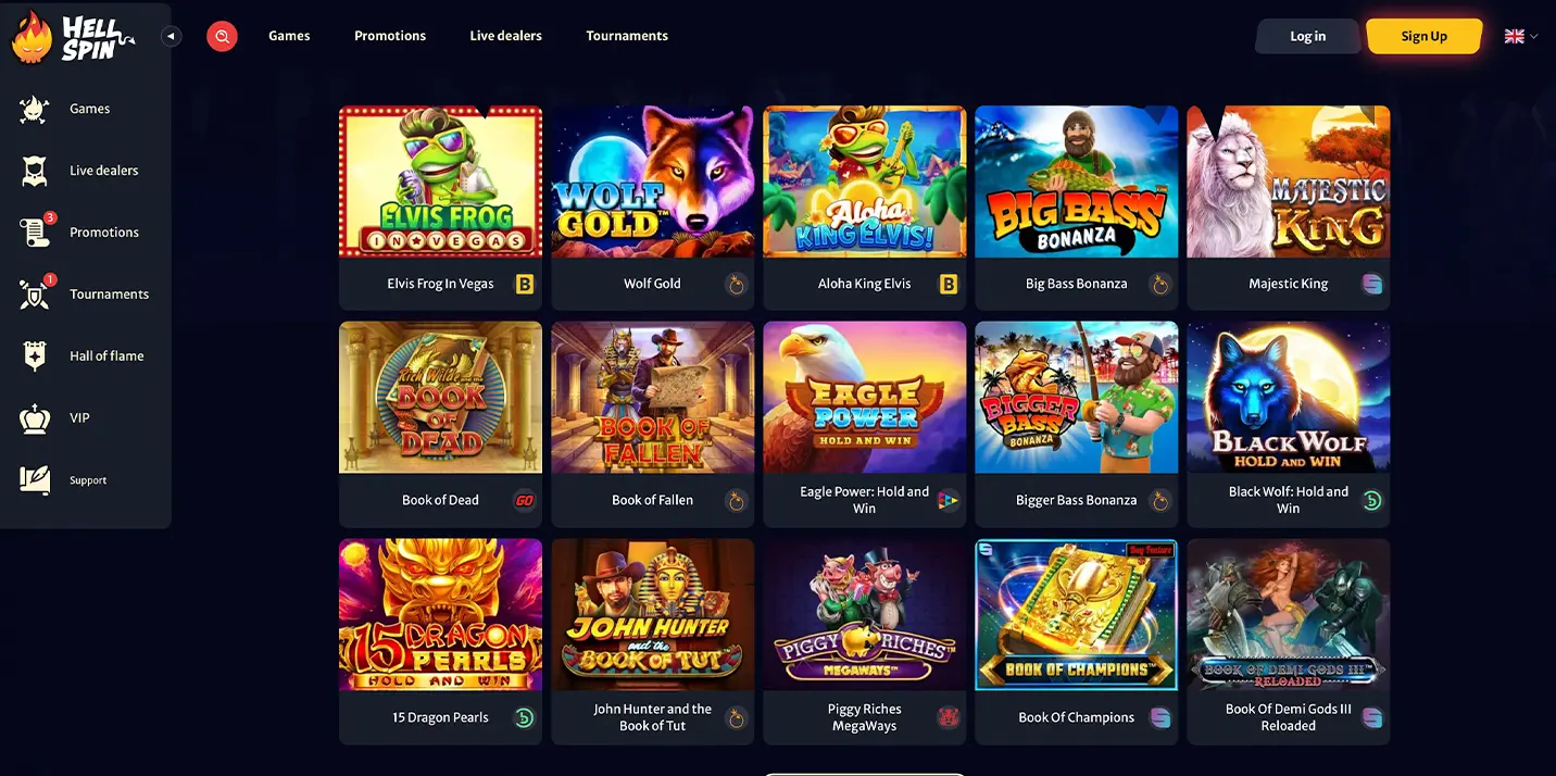 Hellspin Web