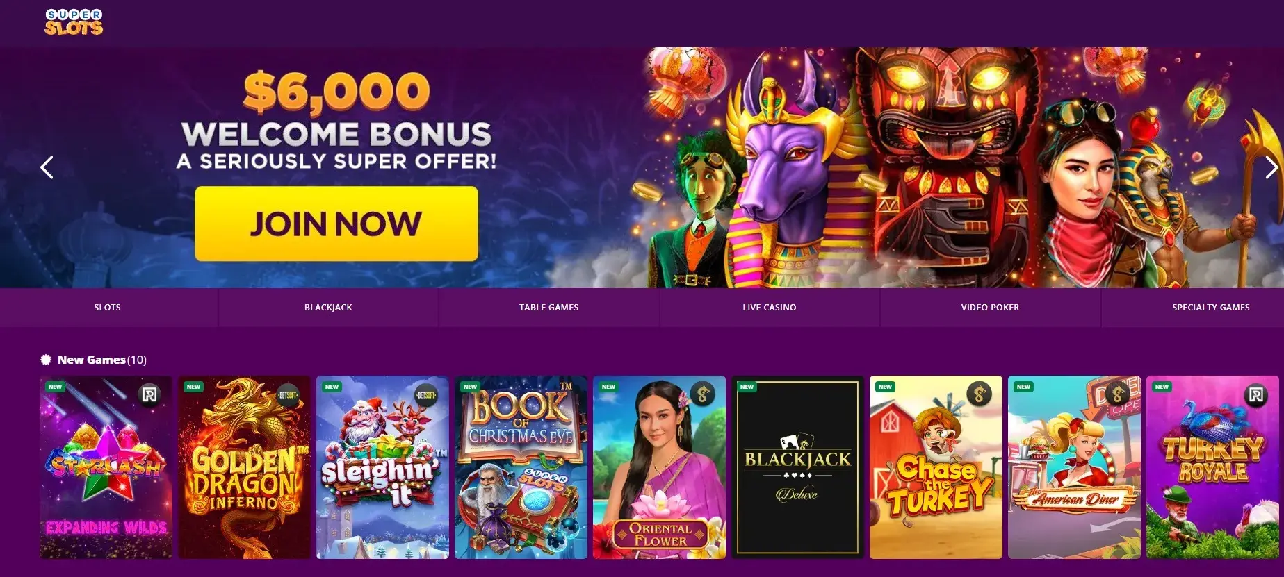 SuperSlots Web