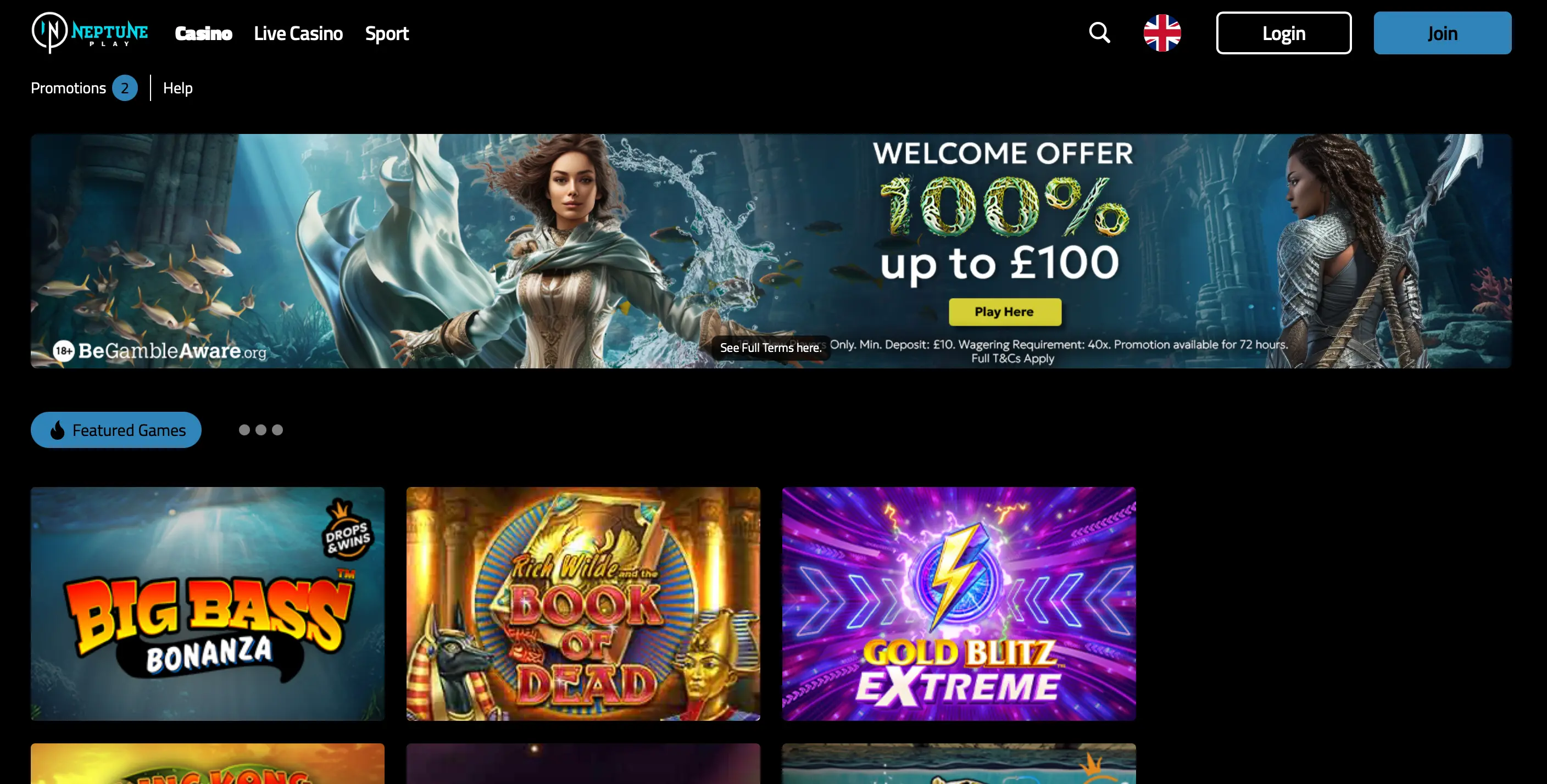 Neptune Play Casino Web