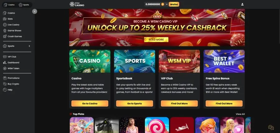 WSM Casino Web