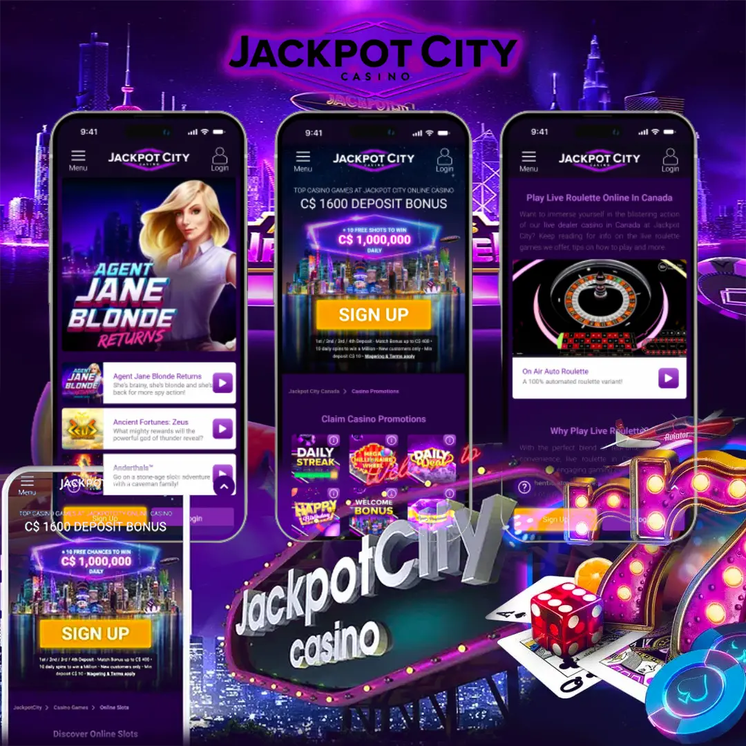 Jackpot City Casino Web